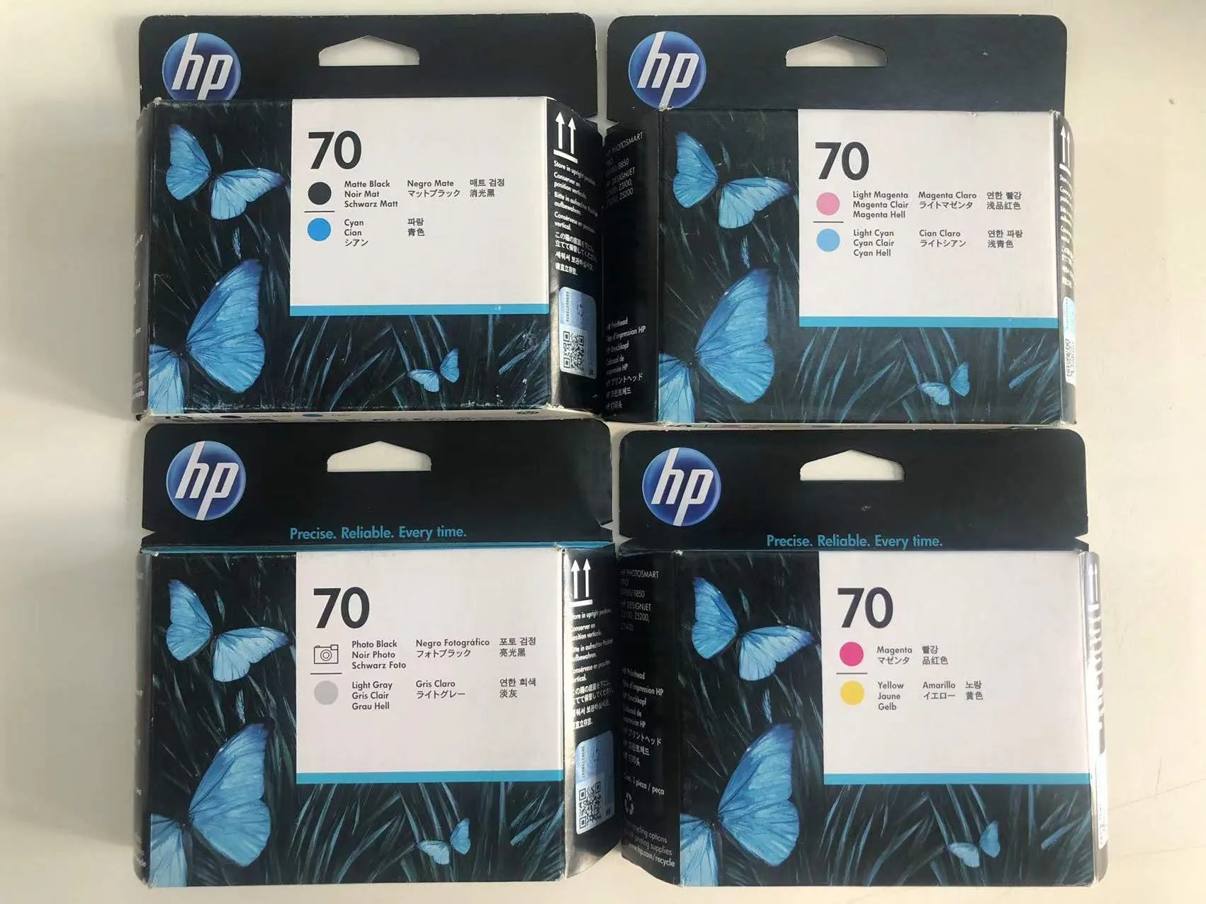 Оригинальная печатающая головка для HP 70 C9404A C9405A C9406A C9407A Z2100 Z3100 Z3200 Z5200 истекла 1