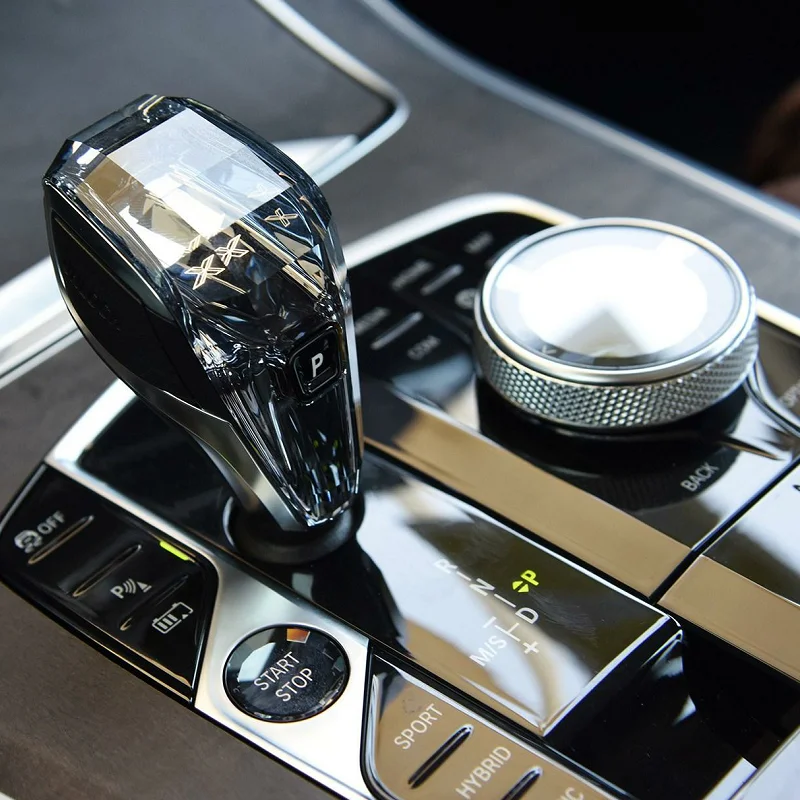 Crystal Three-piece Set Gear Shift Knob for BMW X3 X4 X5 x6 X7 Series G Chassis G07 G08 G01 G02 G06 G05 Car Accessories