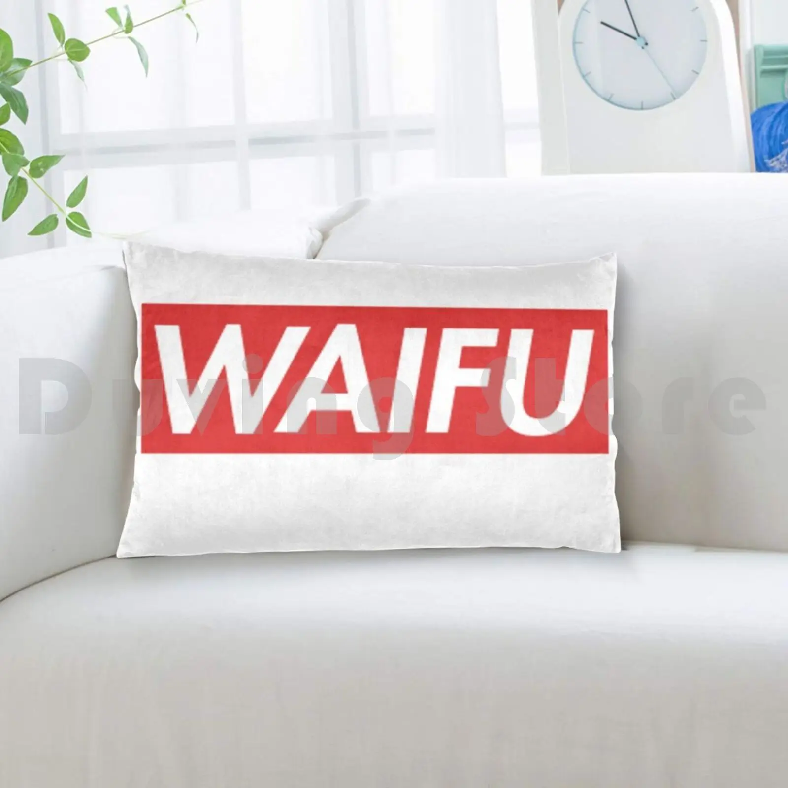 Waifu LogoPillow чехол аниме девушка мем смешной гипечудовище сатира иронический