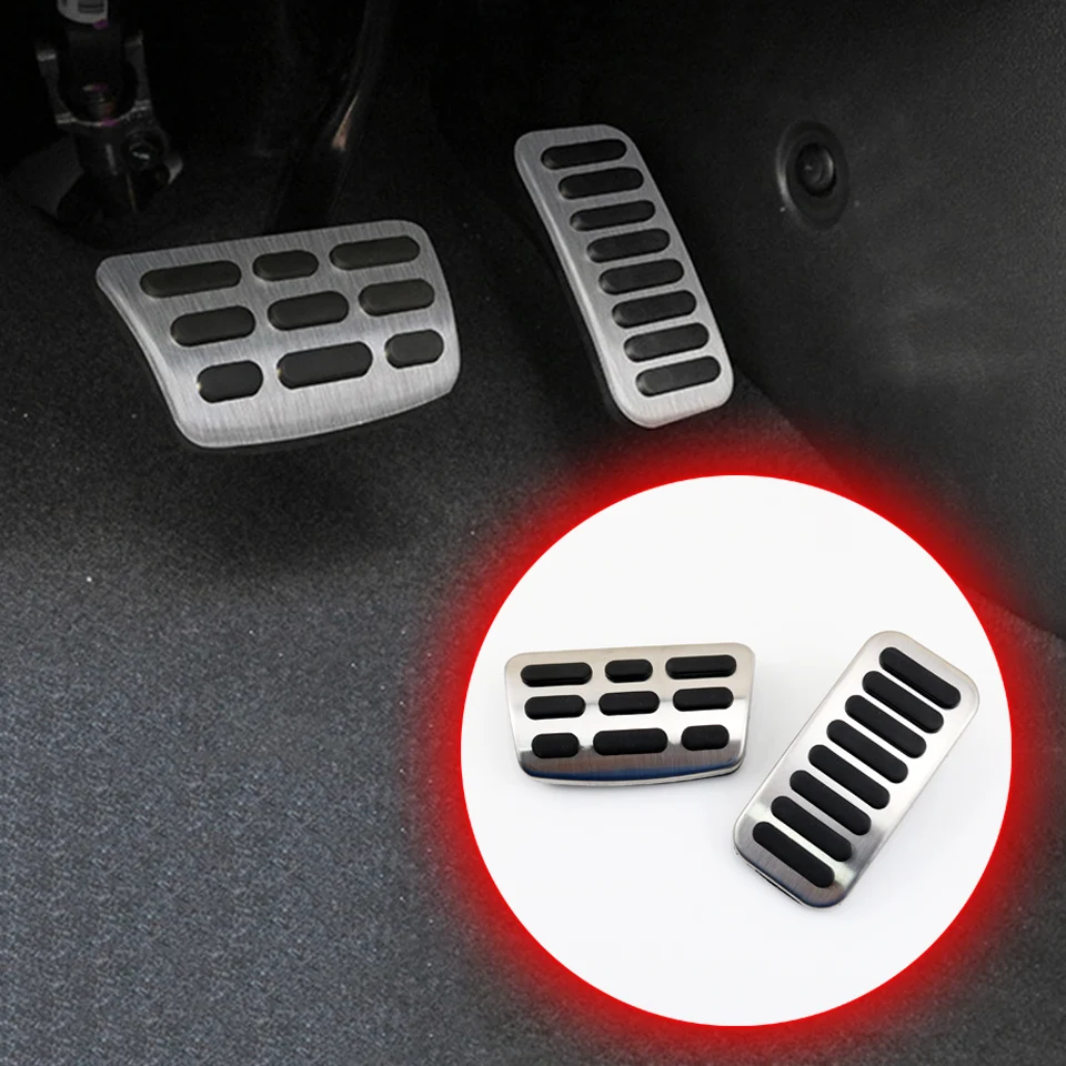 

Fit For Hyundai Elantra 2017 2018 Accessories AT Automatic Foot Brake Accelerator Fuel Gas Pedal Cover Part Non-slip Style