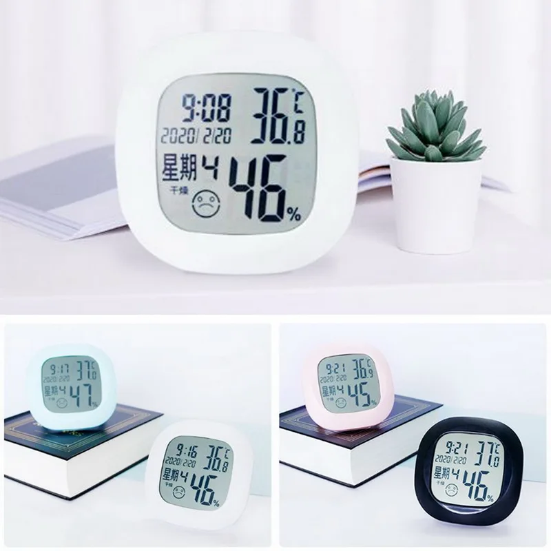 

Indoor Temperature/Humidity Meter Easy Read Mini Digital Hygrothermograph Accurate Measurement Instrument Practical Easy Install