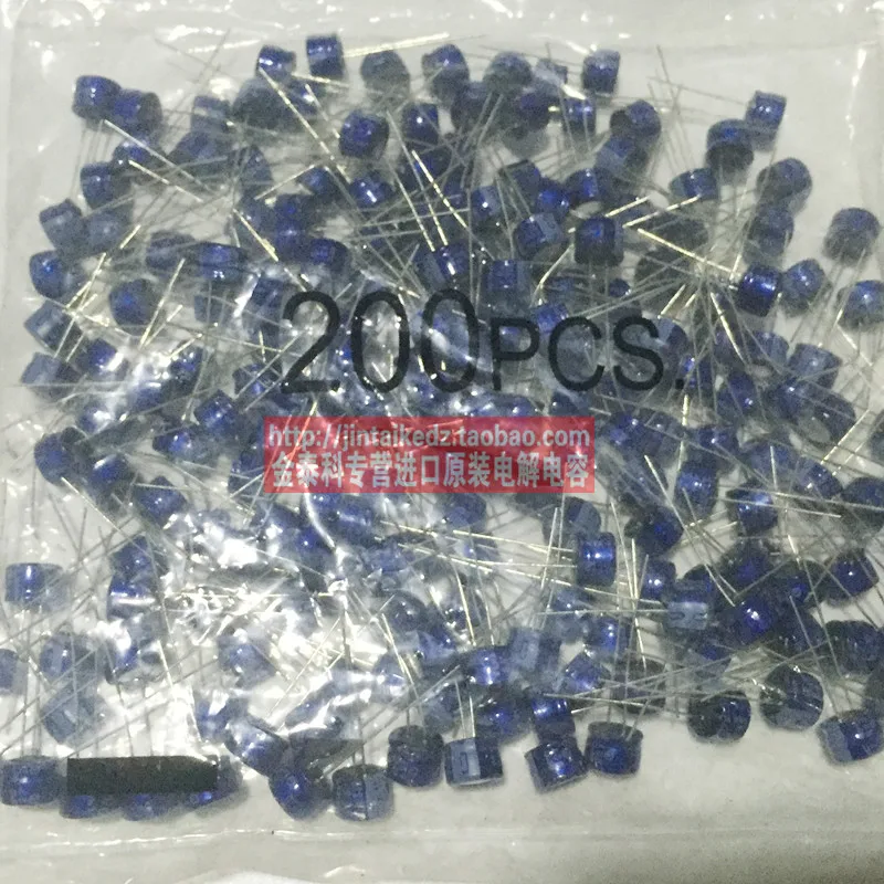 

20PCS/50PCS ELNA blue robe 330uf 6.3v RC2 6.3V330UF 8X5MM audio electrolytic capacitor 330uF/6.3V Ultra small volume