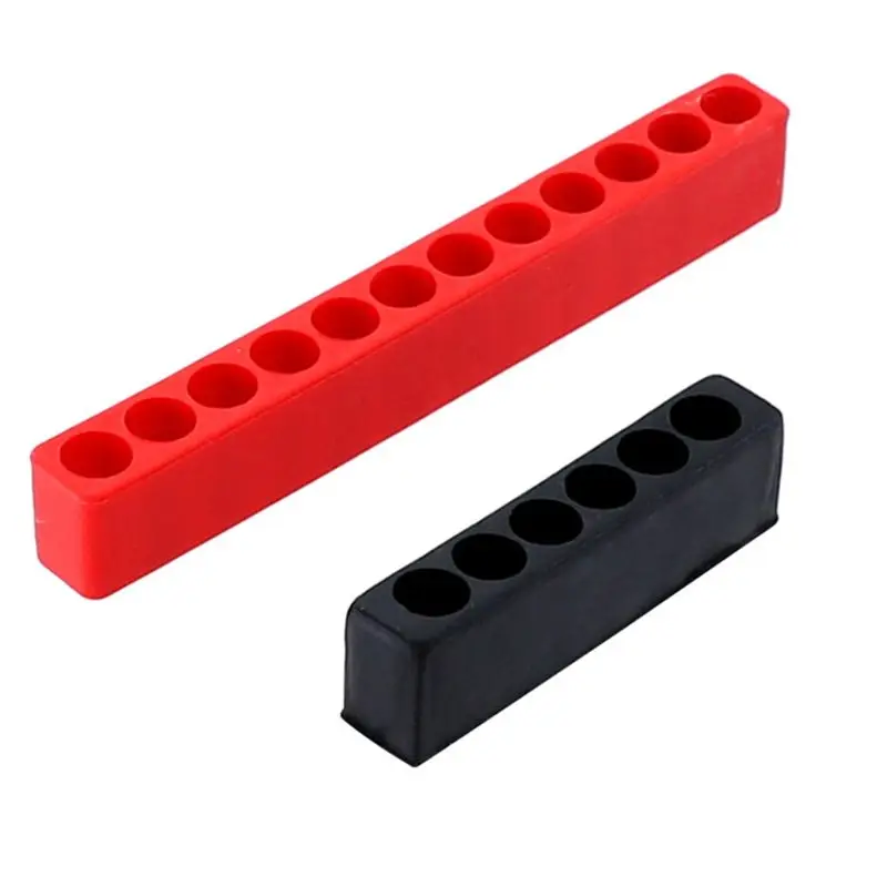 

Screwdriver 6/12 Holes Hex Shank Bit Holder Plastic Head Storage Case Tool Soft Dropshipping
