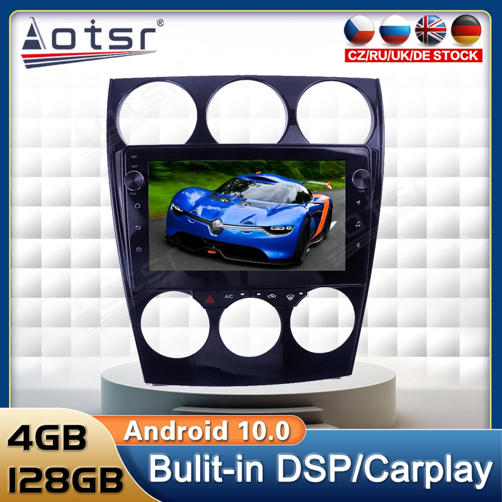 

Android 10.0 Car Radio Multimedia Video Player For Mazda 6 2002 2003 - 2008 Navigation GPS Tesla Screen Head Unit No 2 Din DVD