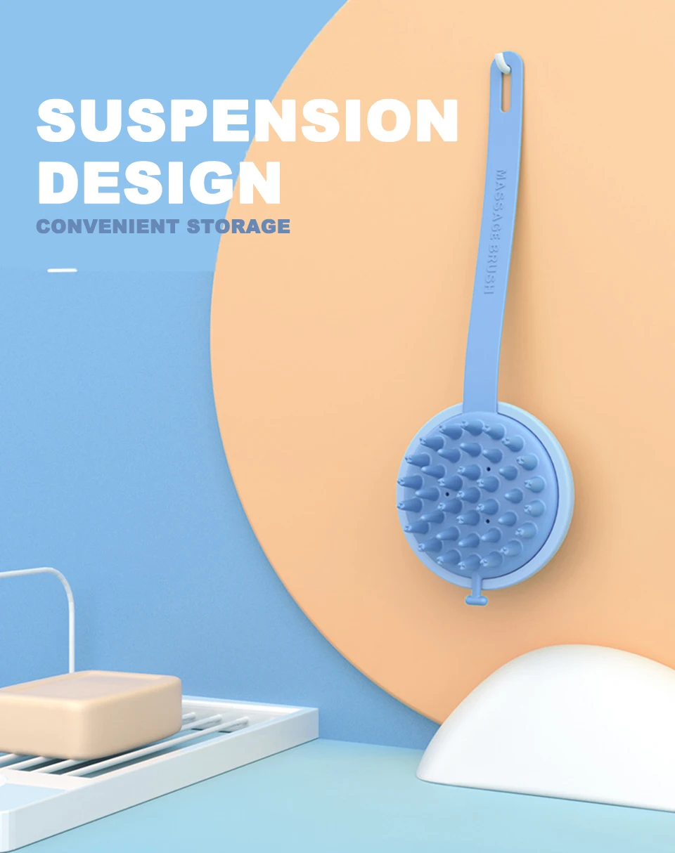 Щетка для массажа головы массажер шампуня Мягкий силикон способствует