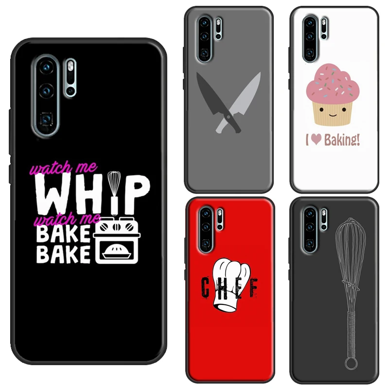 Чехол для ножей Love Baking Chef Huawei P Smart Z 2019 P10 P20 Lite P30 P40 Pro Mate 20 10 30 Coque|Бамперы| |