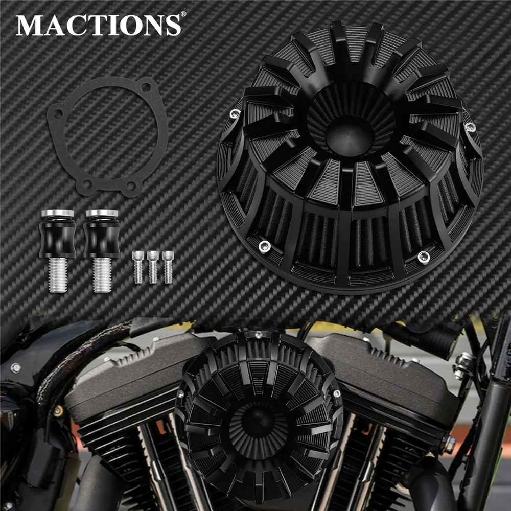 Воздушный фильтр для мотоцикла черный воздушный с ЧПУ Harley Sportster XL Touring Road King Dyna Street