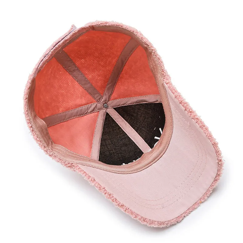 

SILOQIN New Teddy Cashmere Warm Baseball Caps For Women Winter Warm Female Fashion Letter Sports Cap Adjustable Size Girls Hat
