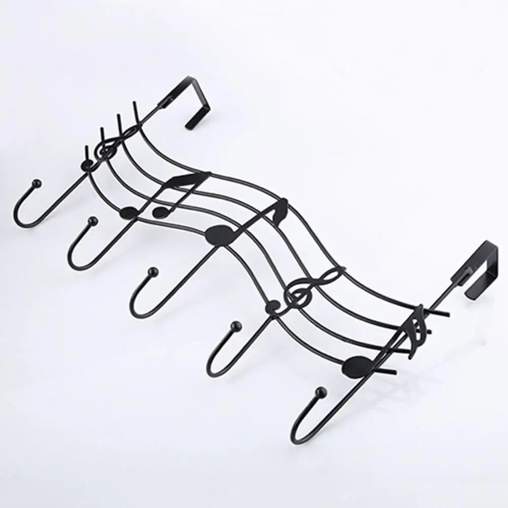 

Great Hanger Organizer Musical Note Style Wrought Iron Clothes Hanging Rack Supplies Storage Hook Hanger Hook