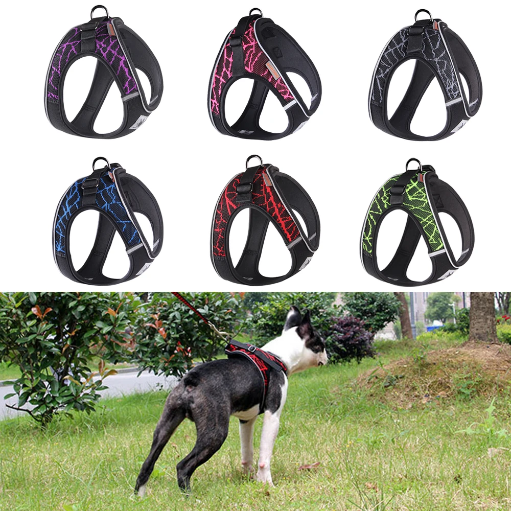 Нагрудный Жилет для домашних животных спортивный жилет собак светоотражающая