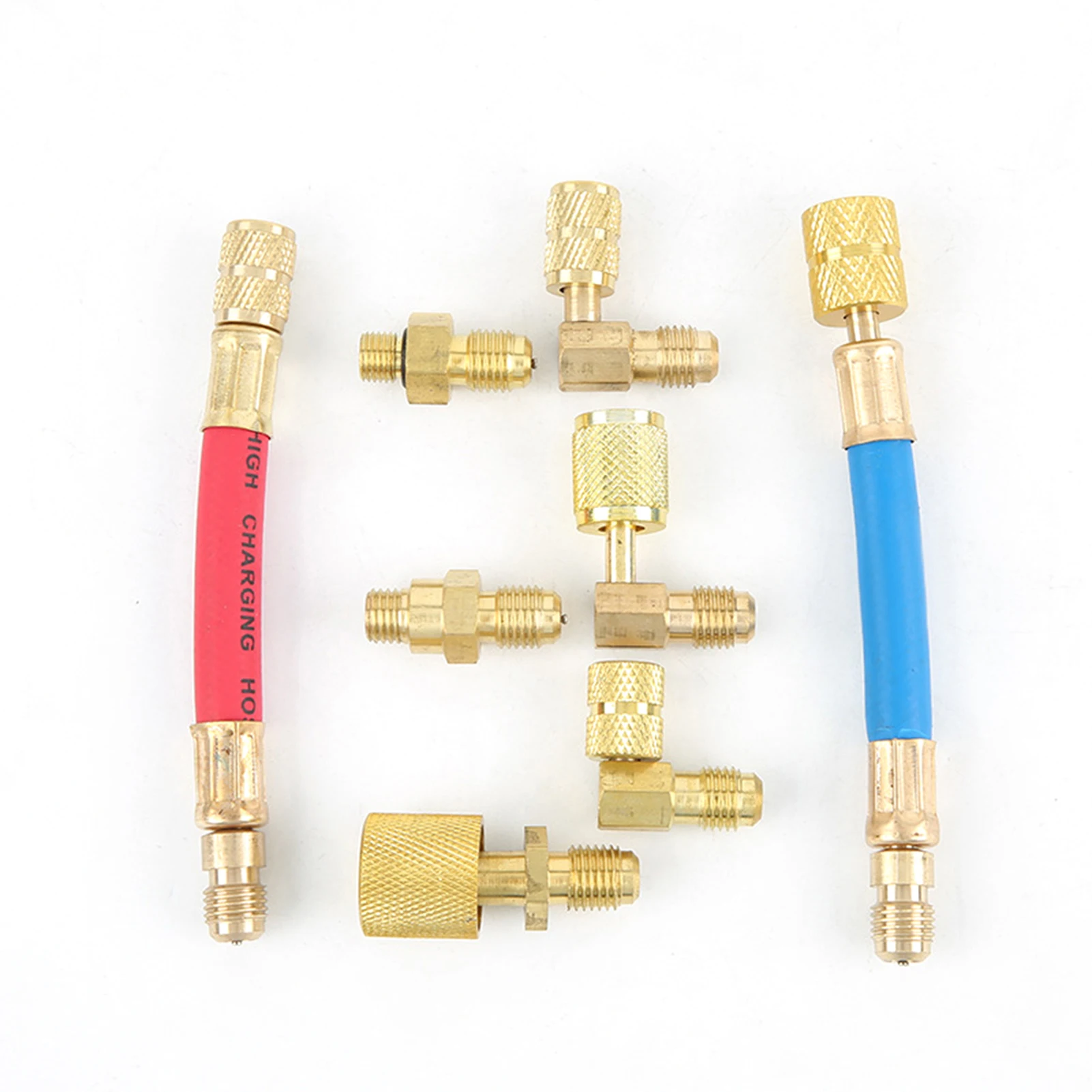 

KKmoon 8 шт. адаптер для автомобильного кондиционера, кондиционера, холодильника, автомобильный Кондиционер, инструмент для ремонта холодильн...