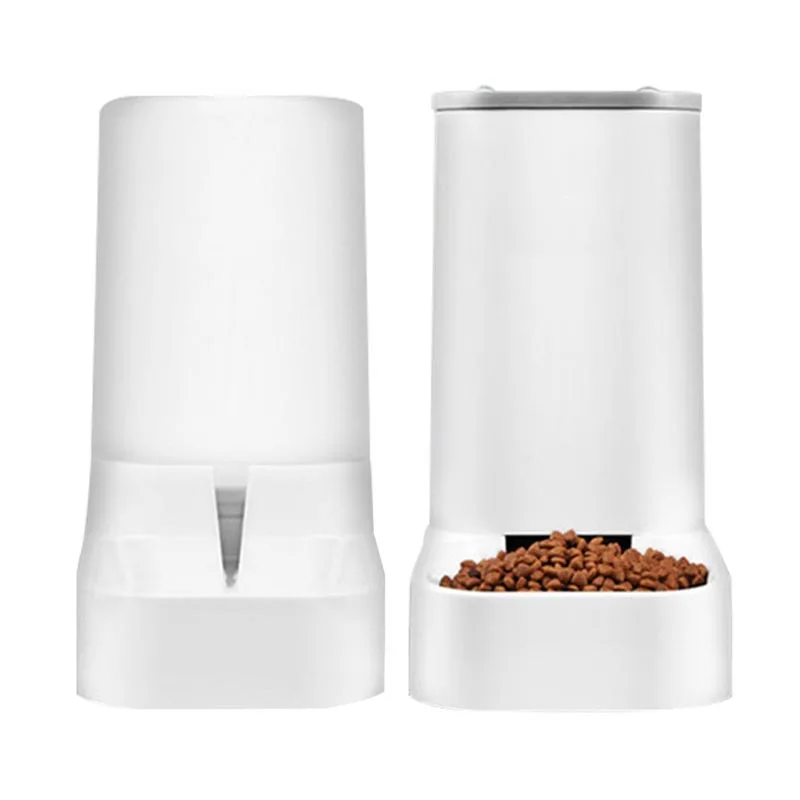 

Automatic Pet Feeder Bowl Drinking 3.8L Capacity Fountain Siphon Pump Bottle Dispenser Feeding For Medium Small Dog Cat