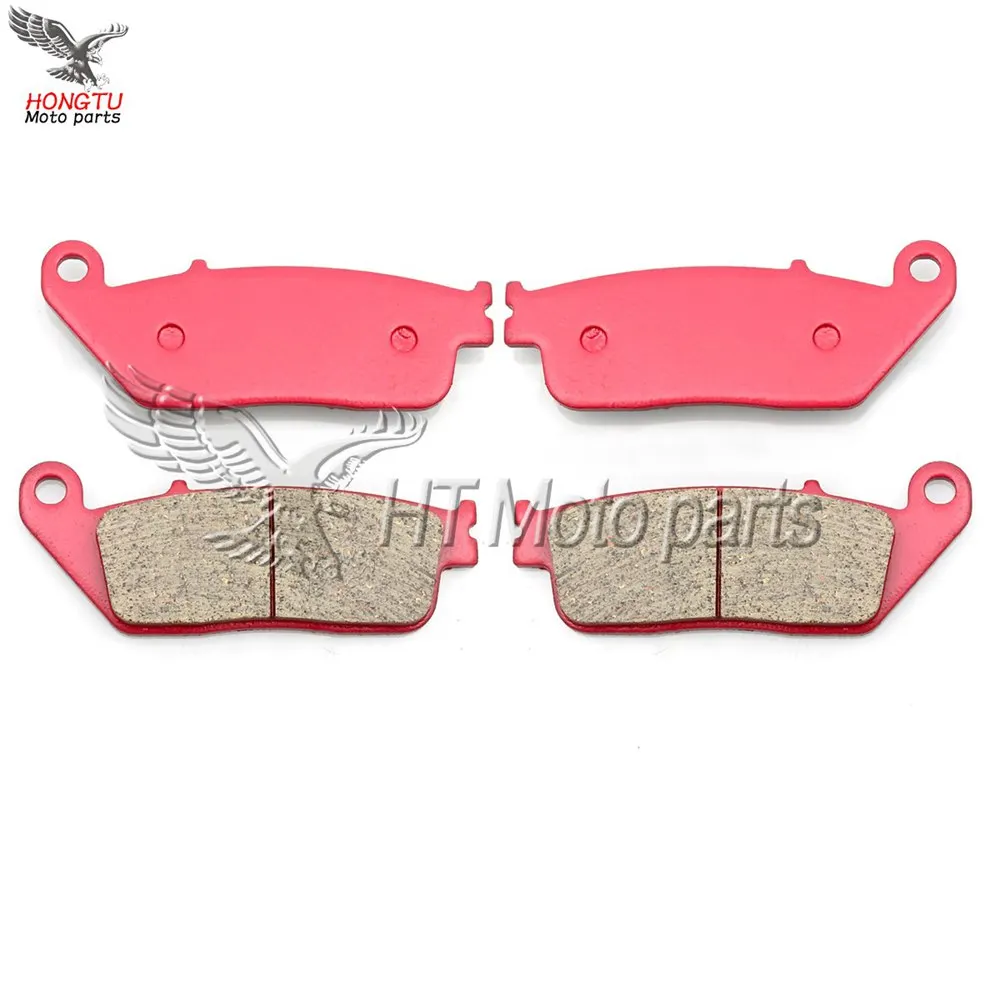 Front 2 pair Мотоциклетные керамические Передние Задние тормозные колодки для Honda CB600 CB 600 Hornet 1998-2012 CBF 600 S4/S5(без ABS) 2004-2006 CBF600 - Цвет: Front 2 pair