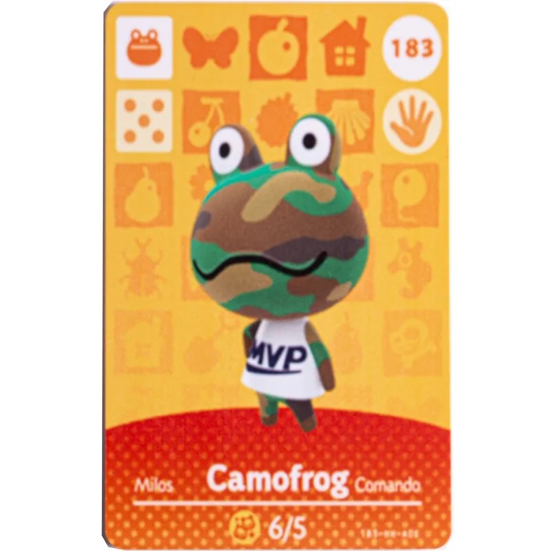 181 ~ 200 Animal Crossing New Horizons Game Amiibo Card для NS Switch 3DS Lobo Set NFC Games Cards Hot Villager Series 2 | Игрушки и