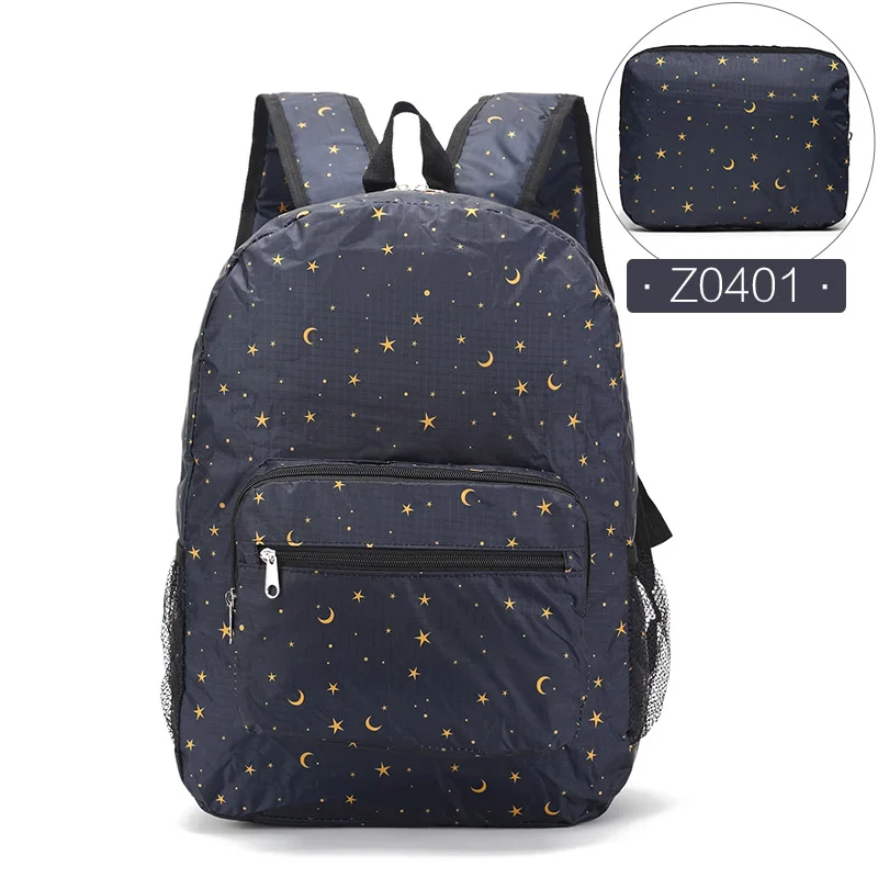 

Lightweight Portable Foldable Backpack Waterproof Backpack Folding Bag Ultralight Outdoor Pack for Unisex Travel Hiking 20L