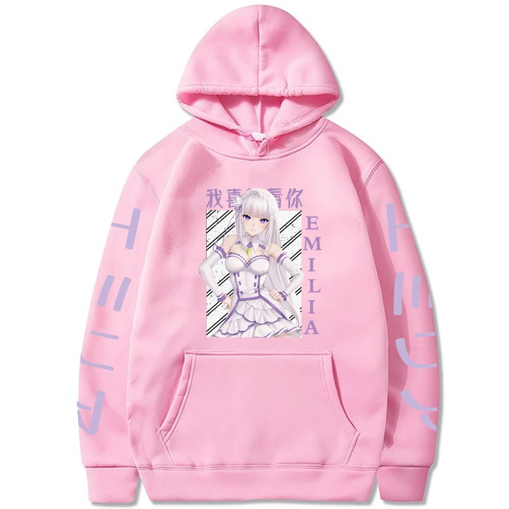 Толстовка мужская с рисунком аниме Re:Zero-start Life in other World |