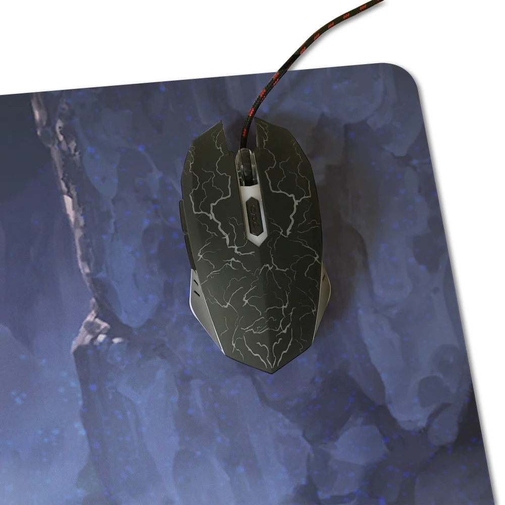 Large Size mouse pad Plain Extended Water-resistant Anti-slip Natural Rubber Gaming mousepad Desk M Rakan and Xayah Hero |