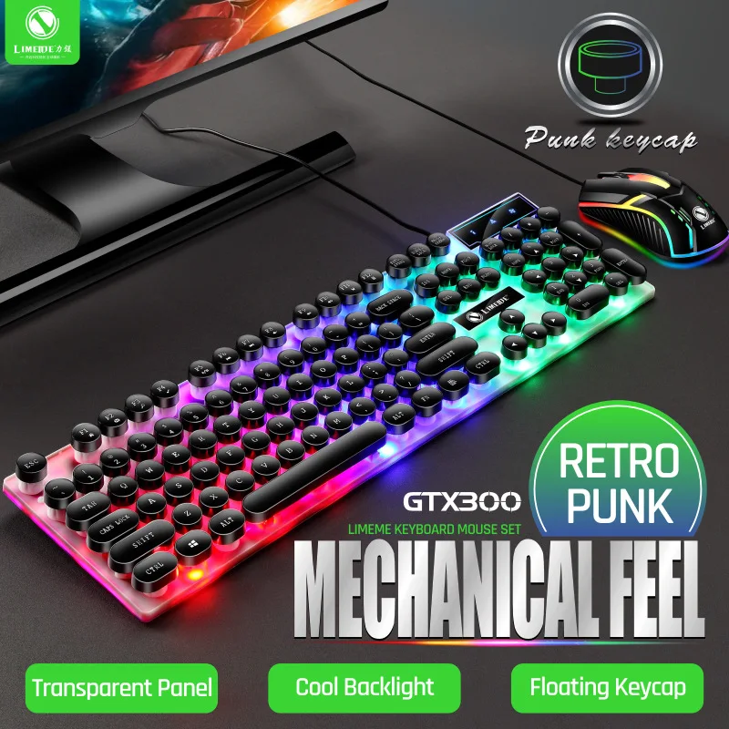 

Проводная игровая клавиатура RedThunder 60%, ультракомпактная мини-клавиатура с RGB-подсветкой, механические ощущения для ПК, MAC, PS4 игр