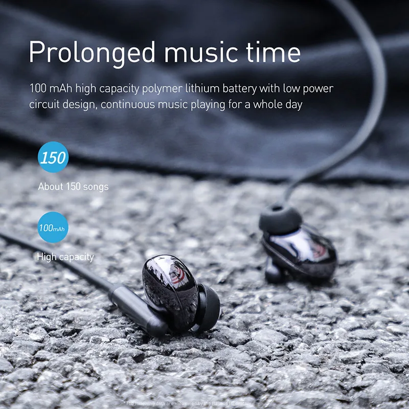 Baseus S30 Bluetooth наушники для iPhone X Xiaomi Huawei беспроводные 5 0 bluetooth беспроводная