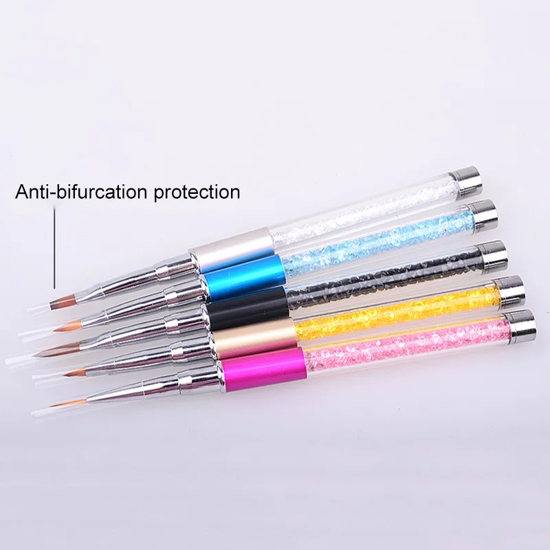 Nail Art Engraving Embossing Pen 2 Ways Painted Draw Dotting Durable Manicure Tools V9-Drop | Красота и здоровье