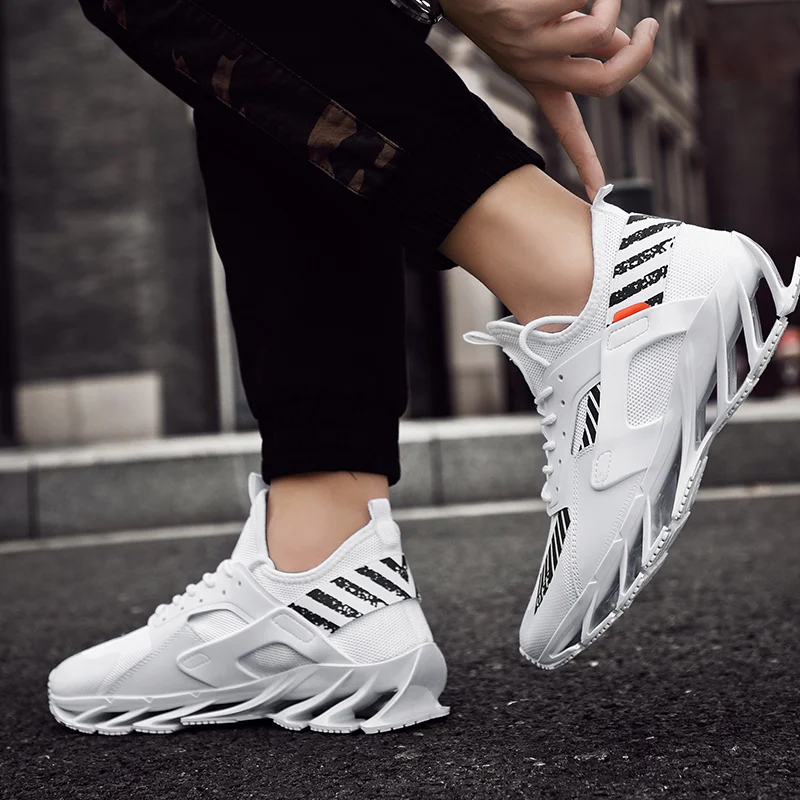 Модные мужские кроссовки для бега с ножом амортизирующие спортивные ботинки 39-46 |