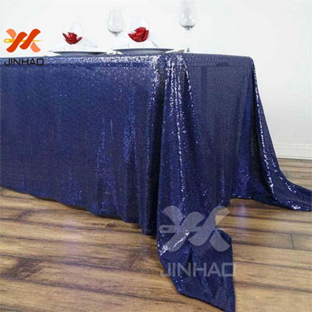 Скатерть из 100% полиэстера прямоугольная с блестками|Скатерти| |