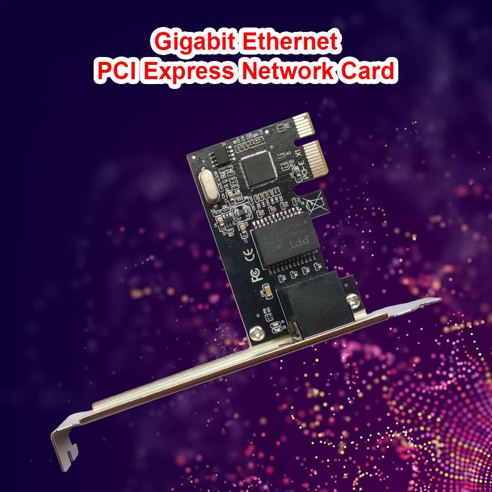 Сетевая карта 10 м/100 м/1000 Мбит/с Gigabit Ethernet PCI Express сетевая RJ45 LAN адаптер PCIe конвертер