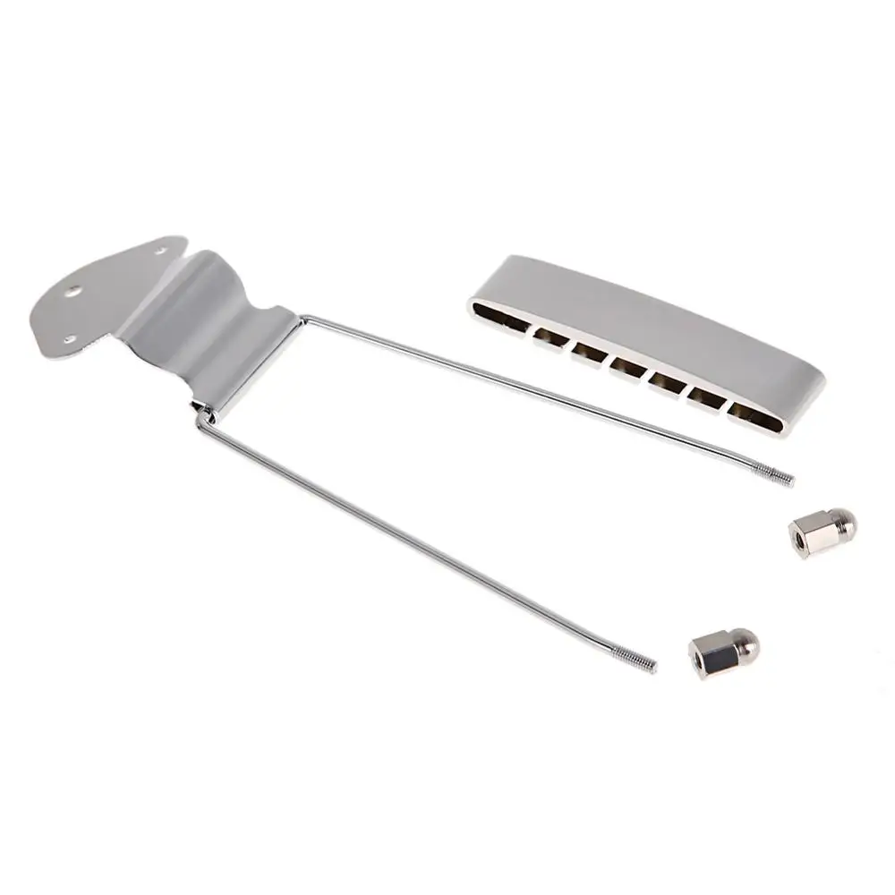 Хром Трапеция 6 ой хвостовой для Archtop гитары Высокое качество Новые ARE4 Бридж джаз