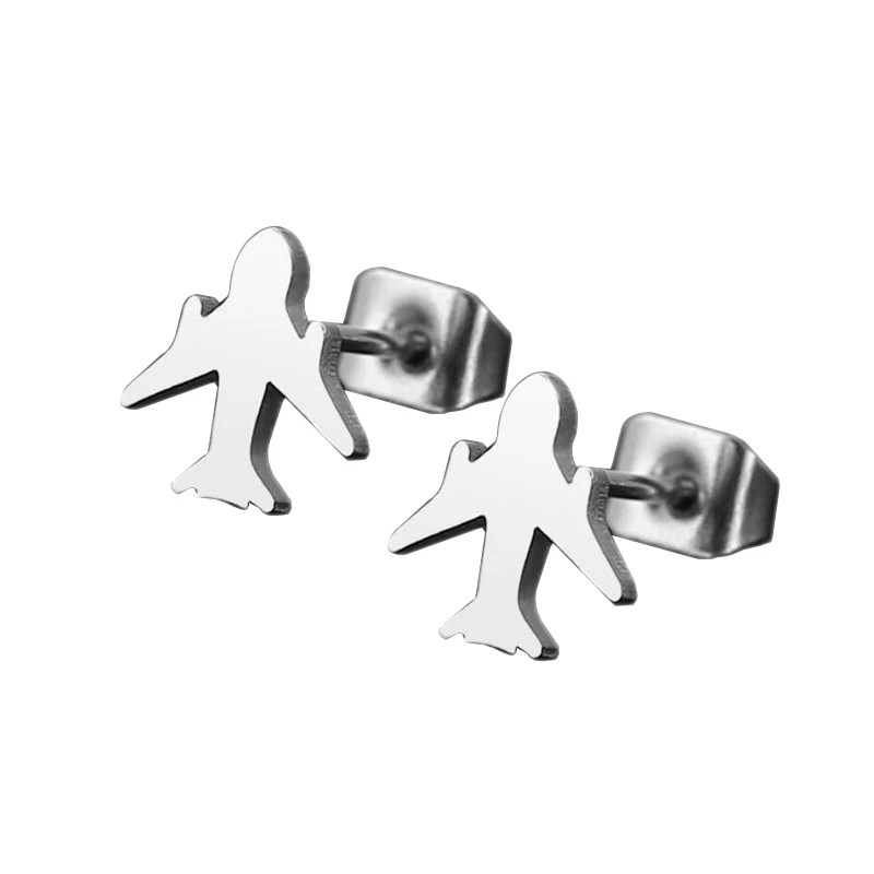 Мужские и детские серьги SMJEL гвоздики из нержавеющей стали в стиле панк