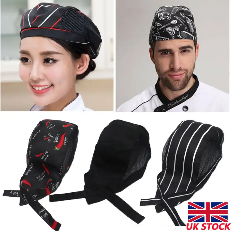 Шеф повара Повара Кейтеринг череп шляпа профессиональная кухня круглая