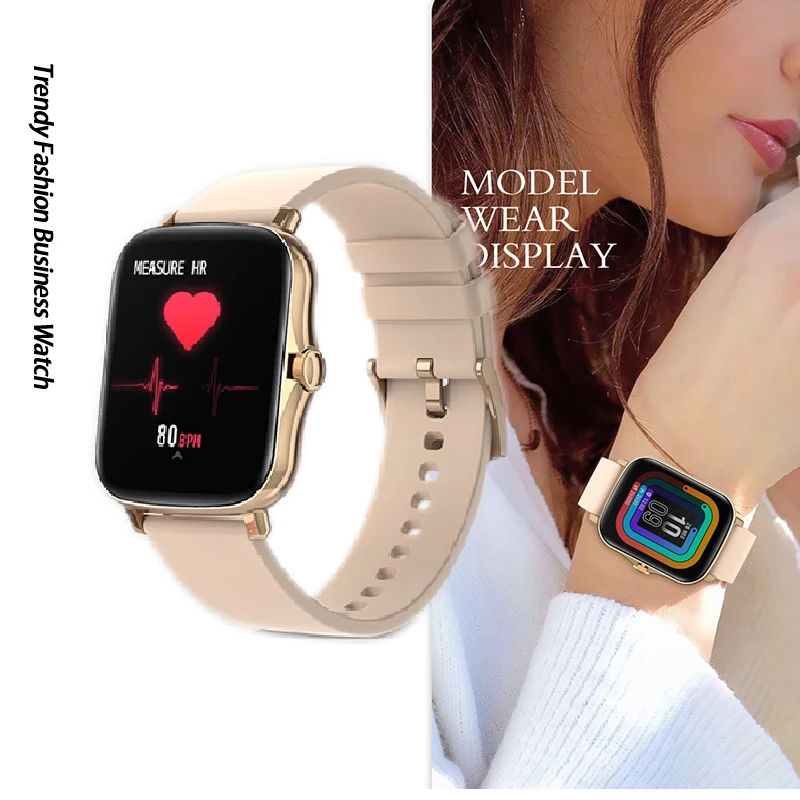 

Смарт-часы с сенсорным экраном 2021 дюйма, унисекс, IP68, пульсометр