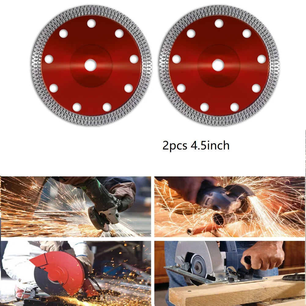 

115mm / 4.5inch Super Thin Diamond Disc Saw Leave 4.5" Curve Cutting For Ceramics Porcelain Tiles Granite Marble Power Tool Part