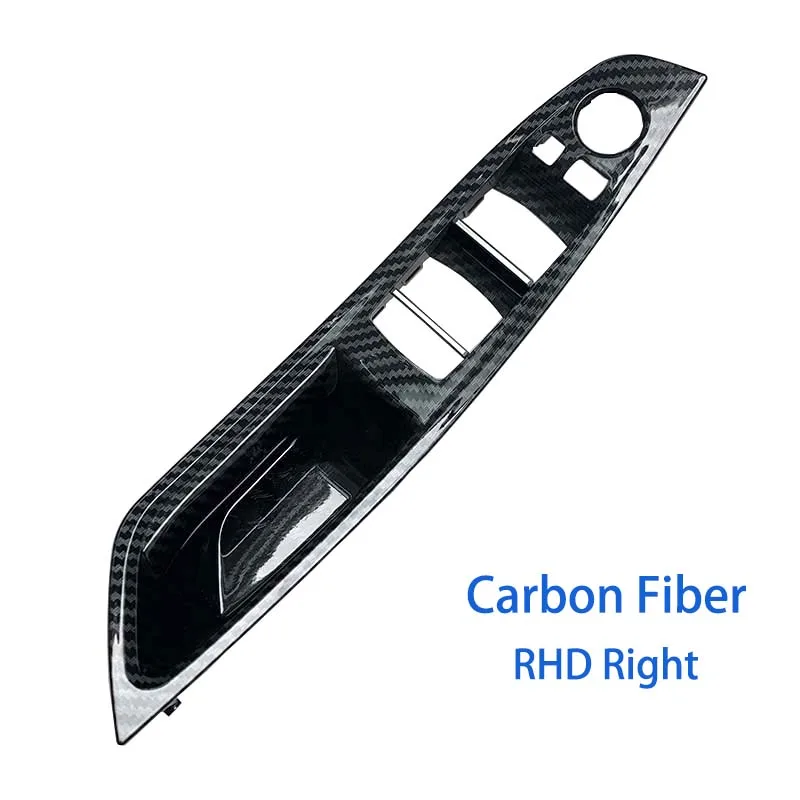 Новинка Автомобильный интерьер из углеродного волокна Боковая дверная ручка для