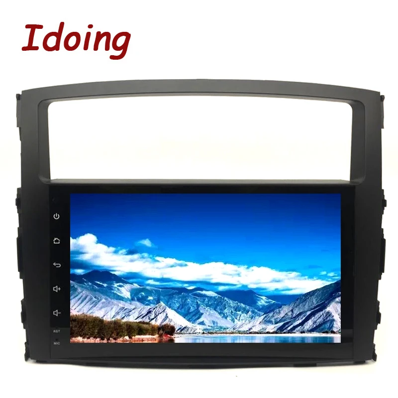 Автомобильный DVD мультимедийный видео плеер Idoing 2Din для MITSUBISHI PAJERO V97 Android7.1 GPS