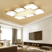 simple modern room study crystal lighting restaurant lighting atmospheric main bedroom living room led ceiling lamp
