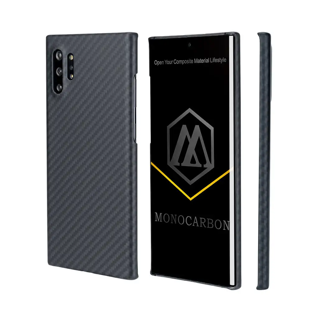 Чехол MONOCARBON из арамидного волокна для Samsung Note 10 Plus чехол Galaxy с рисунком