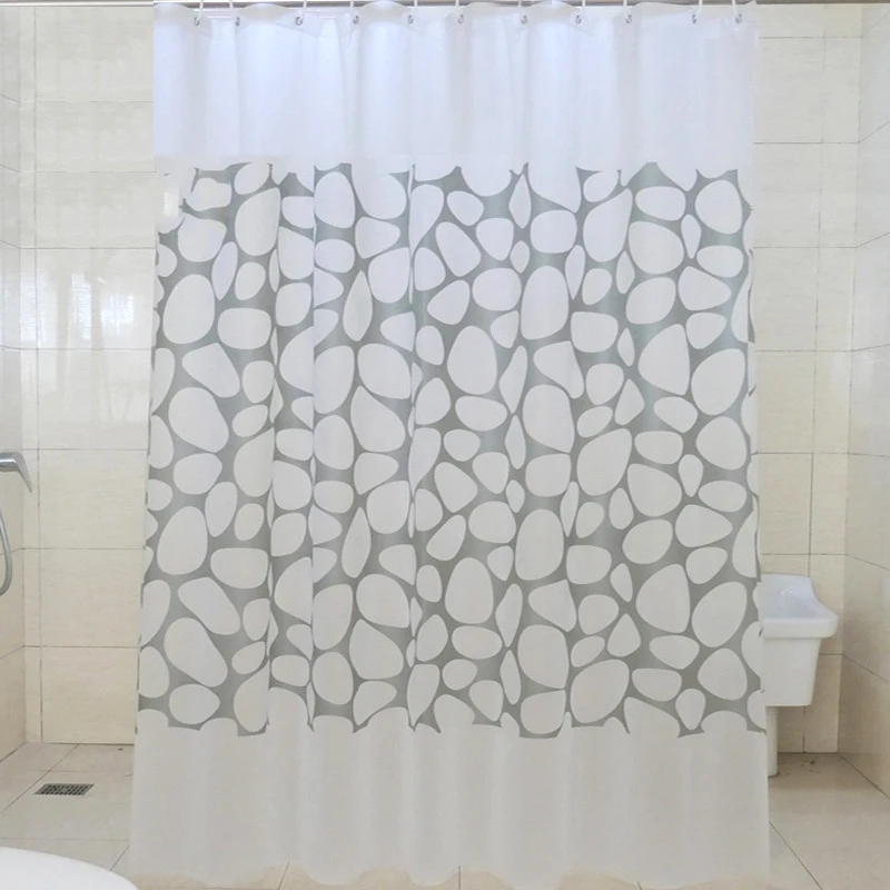 Простые водонепроницаемые занавески для душа декоративные бесконечные из ПЭВА