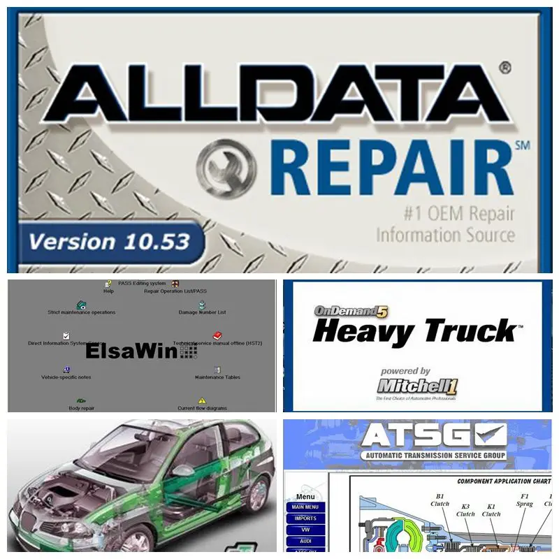

Hot sale Alldata V10.53 OD5 All data+mit...l 2015+ElsaWin+Vivid workshop+atsg auto repair software in 1tb hdd usb3.0 free ship