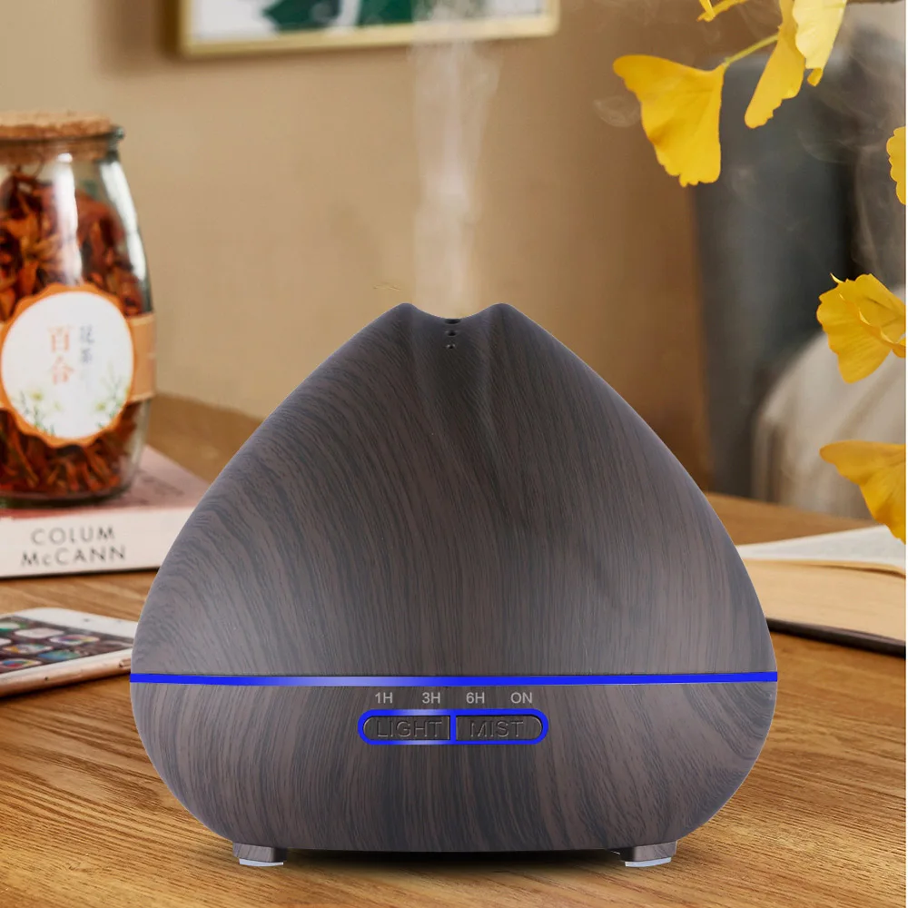 

2021 Essential Oil Diffusers Wholesale Home Fragrance 500Ml Aromatic Air Scent Aromatherapy Mist Humidifier Ultrasonic Aroma