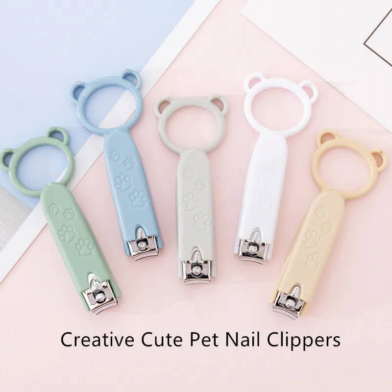 

Cute Cartoon Nail Clippers Small Nails Trimmer Home Portable Manicure And Toe Repair Tools Kawaii Mobile Phone Holder Children