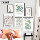 Абстрактная Картина на холсте Matisse, скандинавский постер с принтом голой девушки, винтажные настенные картины, декор для гостиной