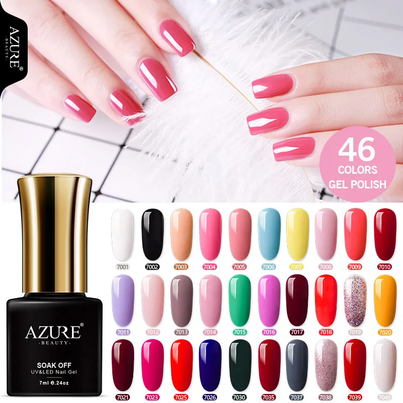 Гель-лак для ногтей AZURE BEAUTY 7 мл лидер продаж Полупостоянный маникюрный салонный |