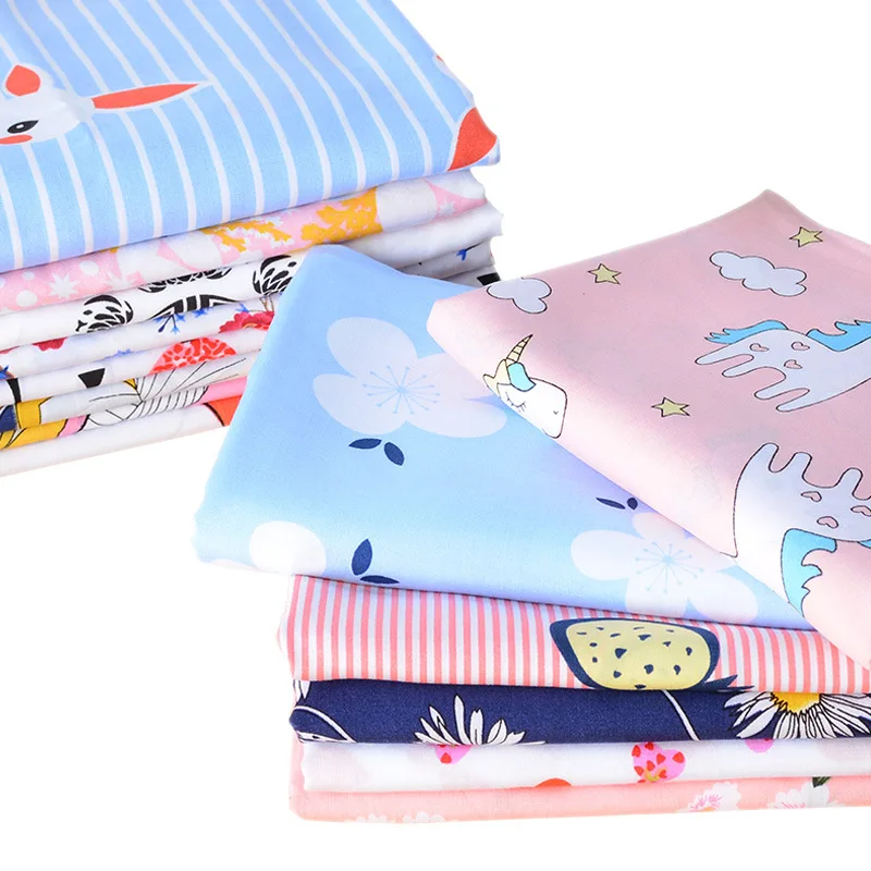 50*143cm 100% Cotton Printing Fabric for Clothes Tablecloth Curtain DIY Handmade | Дом и сад