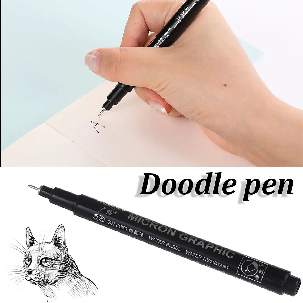 

1PC Nail Art Graffiti Pen DIY Flower Abstract Lines Waterproof Nail Painting Drawing Tools Refillable Ink