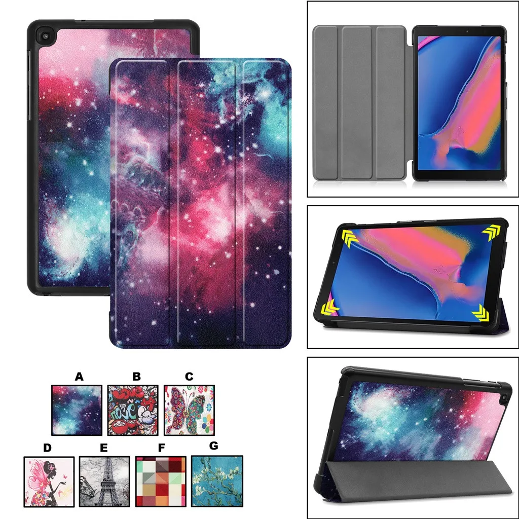 Ультратонкий чехол Mosunx для Samsung Galaxy Tab A 8 0 2019 P205/P200 кожаный чехол-подставка 726 #2 |