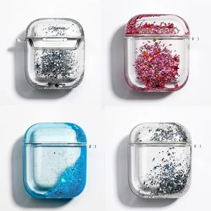 case for airpods pro case glitter bling funda airpods case cover dynamic liquid for air pods quicksand protective phone bumpers free global shipping