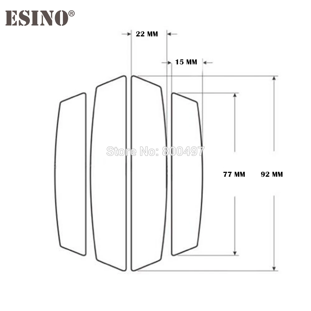 

40 x Car Styling Door Edge Guard Protector Strips Anti-collision Anti-scratch Trim Door Edge Guard Stickers For Mugen Power