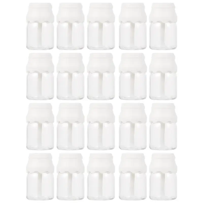 

20pcs Portable Milk Bottle Mini Lip Gloss Bottle Lip Gloss Container Lip Gloss Vial