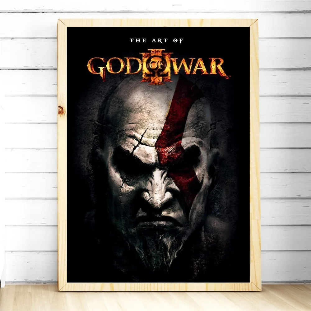 God Of War видео игра постеры и принты холст напечатанные картины искусство