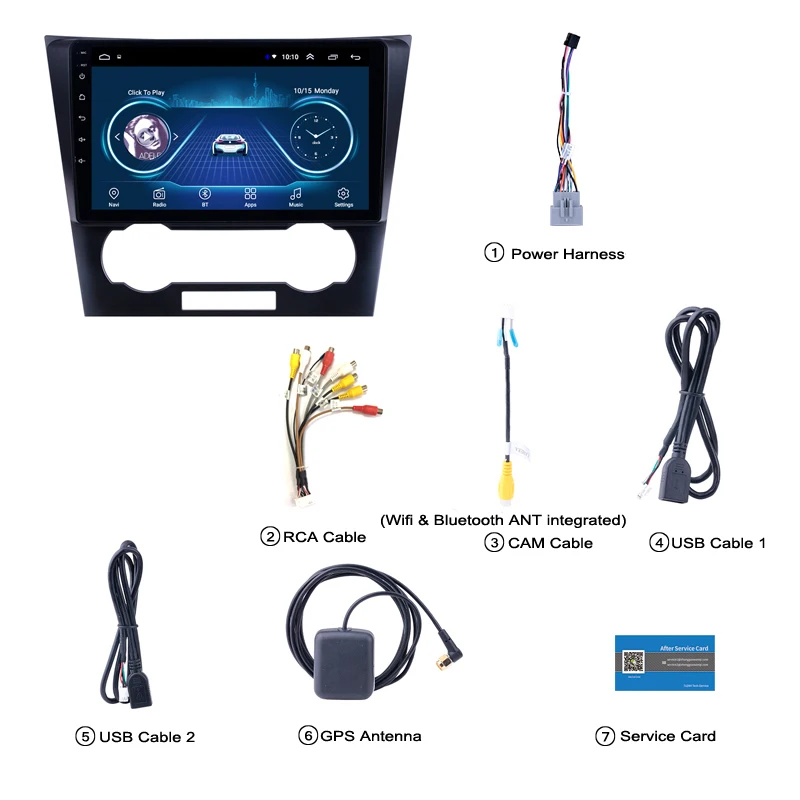 Автомагнитола 2 DIN на Android 10 0 для Chevrolet et1 Epica 2007-2012 стерео мультимедийный аудио